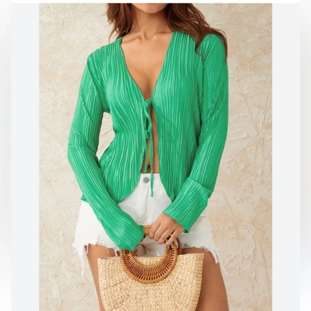 New York & Company Mint Green Blouse. SIZE 1X